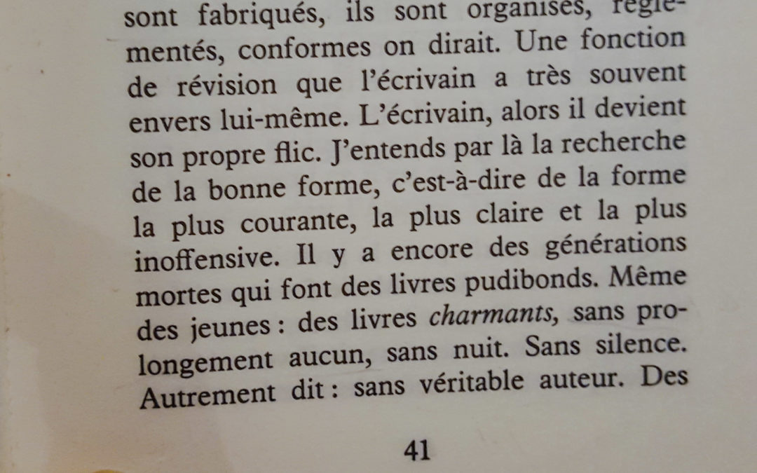 Écriture : ma relation à la langue