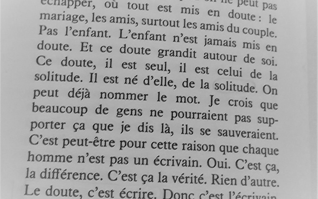 #3 – En 2020, j’écris.