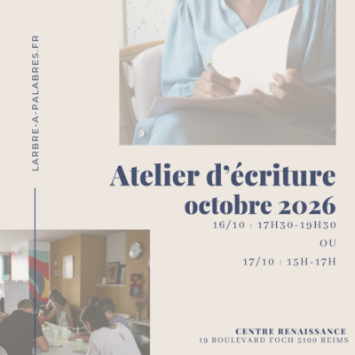 Atelier écriture REIMS_octobre